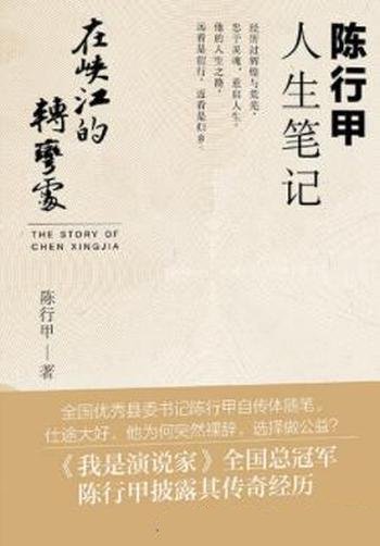 《在峡江的转弯处》陈行甲/县委书记,辞职做公益知行合
