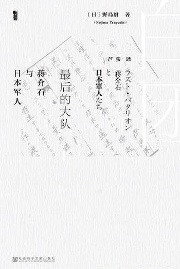 《最后的大队:蒋介石与日本军人》野岛刚/最真实的面貌