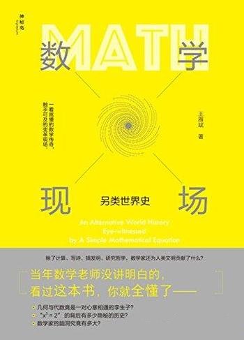 《数学现场:另类世界史》王雁斌/老师没讲明白的你全懂