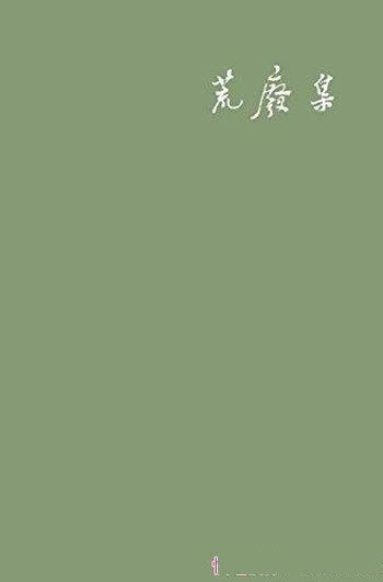 《荒废集》陈丹青/这本书文字客观而冷静,而又让人感慨
