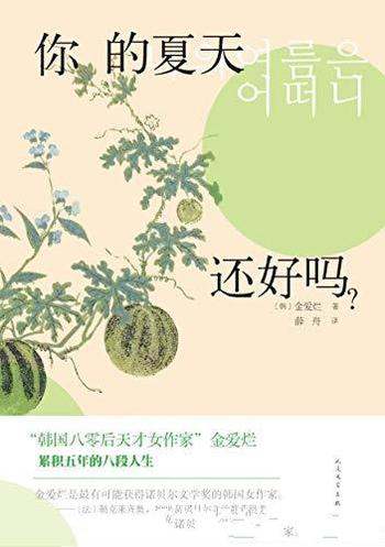 《你的夏天还好吗?》金爱烂/她极有可能获诺贝尔文学奖