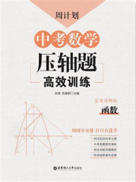 《周计划:中考数学压轴题高效训练(函数)》-刘弢