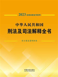 《中华人民共和国刑法及司法解释全书:含立案及量刑标准(2023年版)》-中国法制出版社