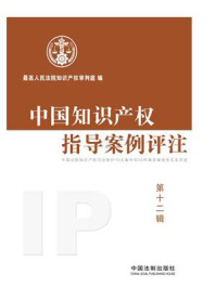 《中国知识产权指导案例评注(第12辑)》-最高人民法院知识产权审判庭