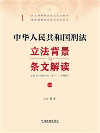 《中华人民共和国刑法立法背景与条文解读(上册)》-黄永
