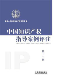 《中国知识产权指导案例评注(第11辑)》-最高人民法院知识产权审判庭