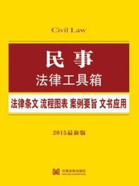 《民事法律工具箱:法律条文·流程图表·案例要旨·文书应用》-中国法制出版社