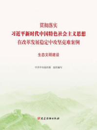 《贯彻落实习近平新时代中国特色社会主义思想在改革发展稳定中攻坚克难案例:生态文明建设》-中共中央组织部