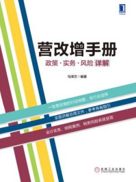 《营改增手册:政策、实务、风险详解》-马泽方
