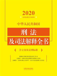 《中华人民共和国刑法及司法解释全书:含立案及量刑标准(2020年版)》-中国法制出版社