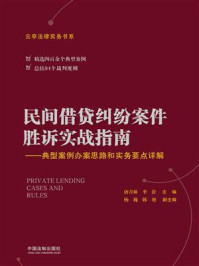 《民间借贷纠纷案件胜诉实战指南:典型案例办案思路和实务要点详解》-唐青林