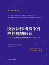 《税收法律纠纷案件裁判规则解读:疑难案件办案思路和实务要点详解》-郭丁铭