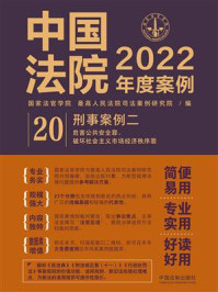 《中国法院2022年度案例 20:刑事案例 2》-国家法官学院