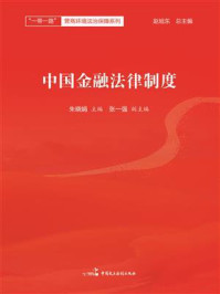 《中国金融法律制度》-朱晓娟