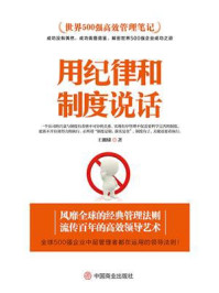 《世界500强高效管理笔记:用纪律和制度说话》-王湘棣