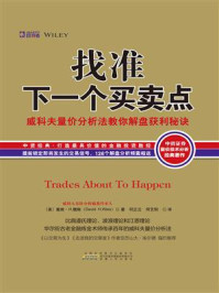 《找准下一个买卖点:威科夫量价分析法教你解盘获利秘诀》-戴维·H.魏斯