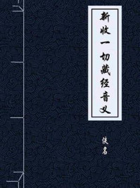 《新收一切藏经音义》-佚名