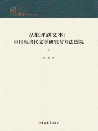 《从批评到文本:中国现当代文学研究与方法透视》-张慎