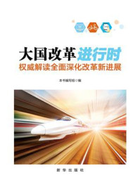 《大国改革进行时:权威解读全面深化改革新进展》-《大国改革进行时》编写组