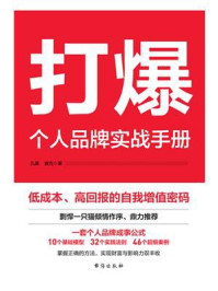 《打爆:个人品牌实战手册》-孔蓓