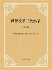 《洪泽改革开放实录(第4辑)》-中共淮安市洪泽区委党史工作办公室