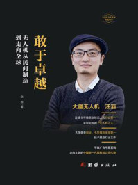 《敢于卓越:无人机从民间制造到走向全球》-赵蕊