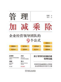 《管理加减乘除:企业经营领导团队的9个公式》-陈媛